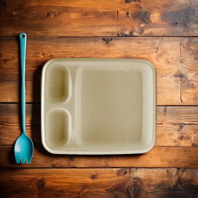 Victoria Bay Nacho Take-Out Tray 3 Compartment Sugarcane 300/Case