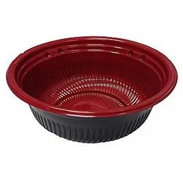 Rice Bowl 22 OZ Plastic Black Red 300 Count/Pack 1 Packs/Case