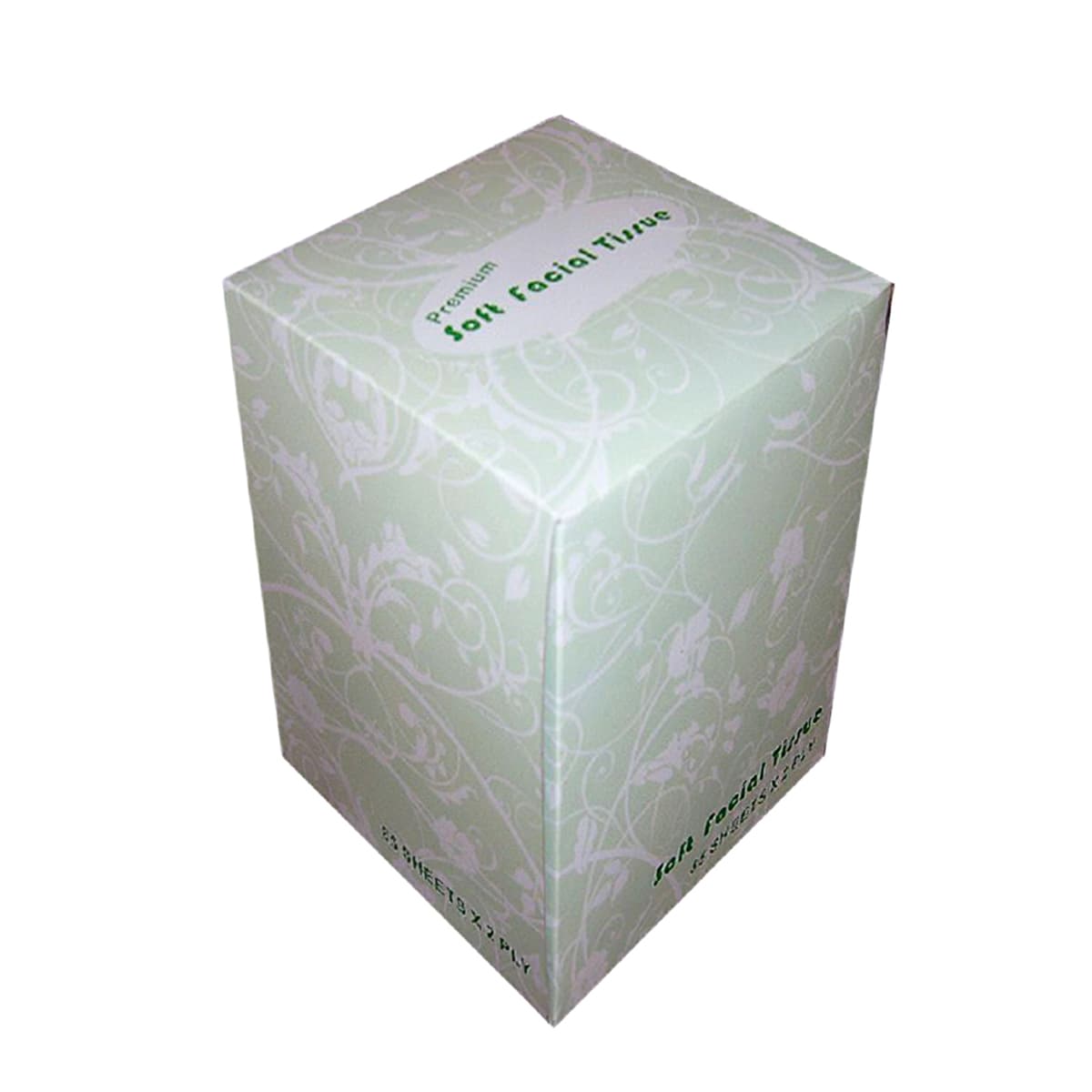 Facial Tissue 7.867X8.25 IN 2PLY White Cube Box 85 Sheets/Pack 36 Packs/Case
