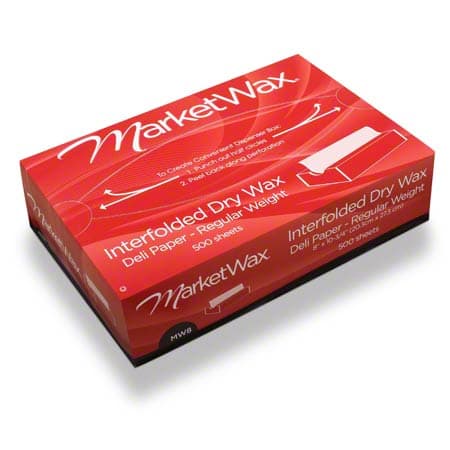 Bagcraft® MarketWax® Pickup Tissue 8X10.75 IN Dry Wax Paper White Interfold Standard 6000/Case