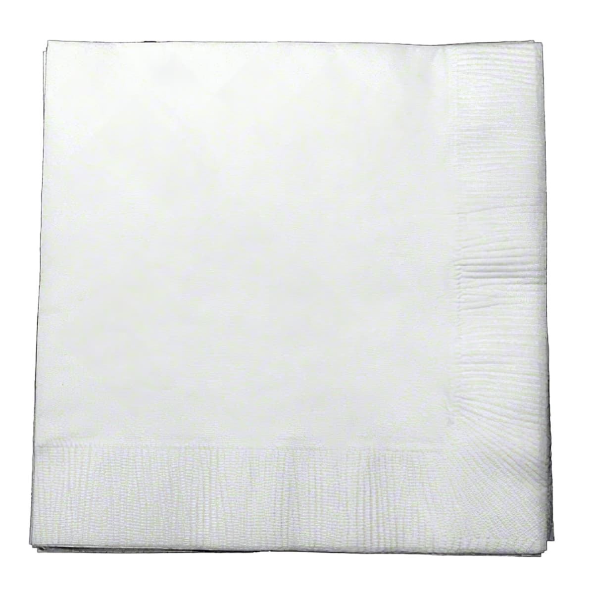 Beverage Napkins 10X10 IN White 3PLY 3000/Case