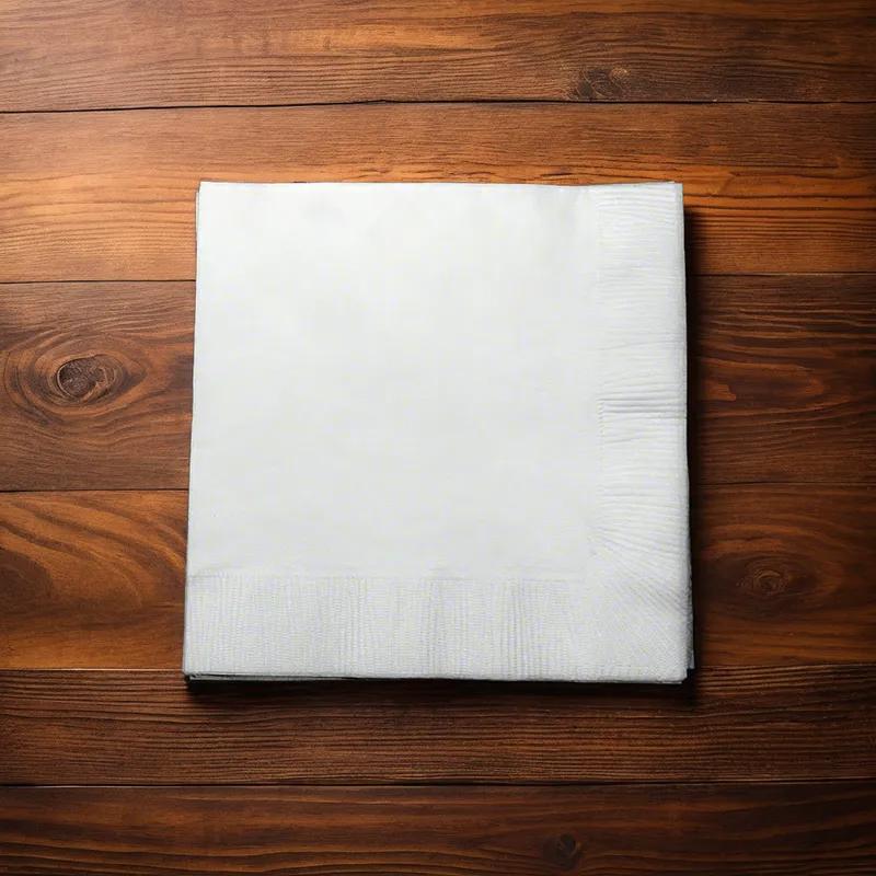 Beverage Napkins 10X10 IN White 3PLY 3000/Case