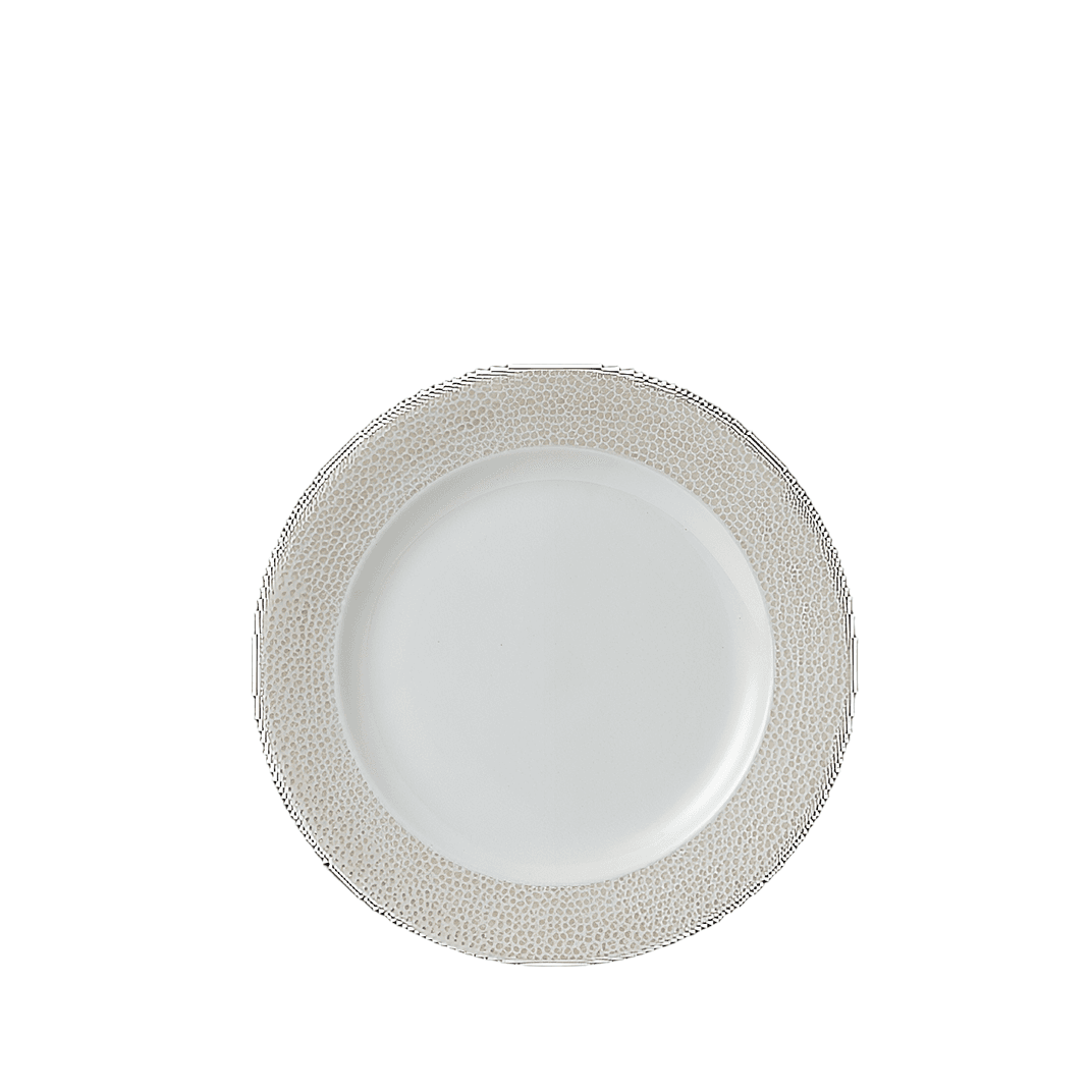 Plate 6.75 IN Beige Round 12 Count/Pack 1 Packs/Case