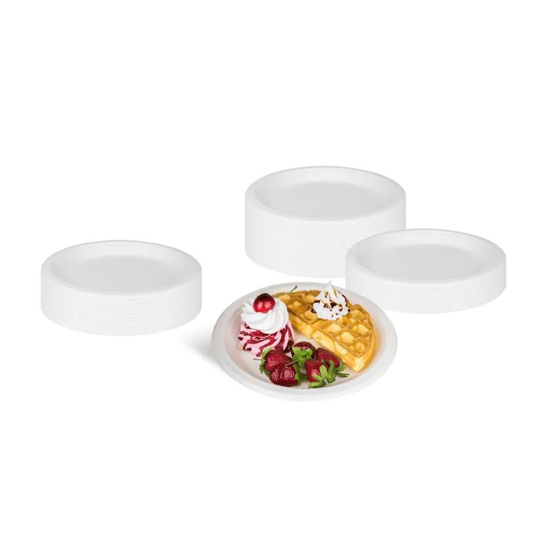 Plate 9 IN Sugarcane White 500/Case