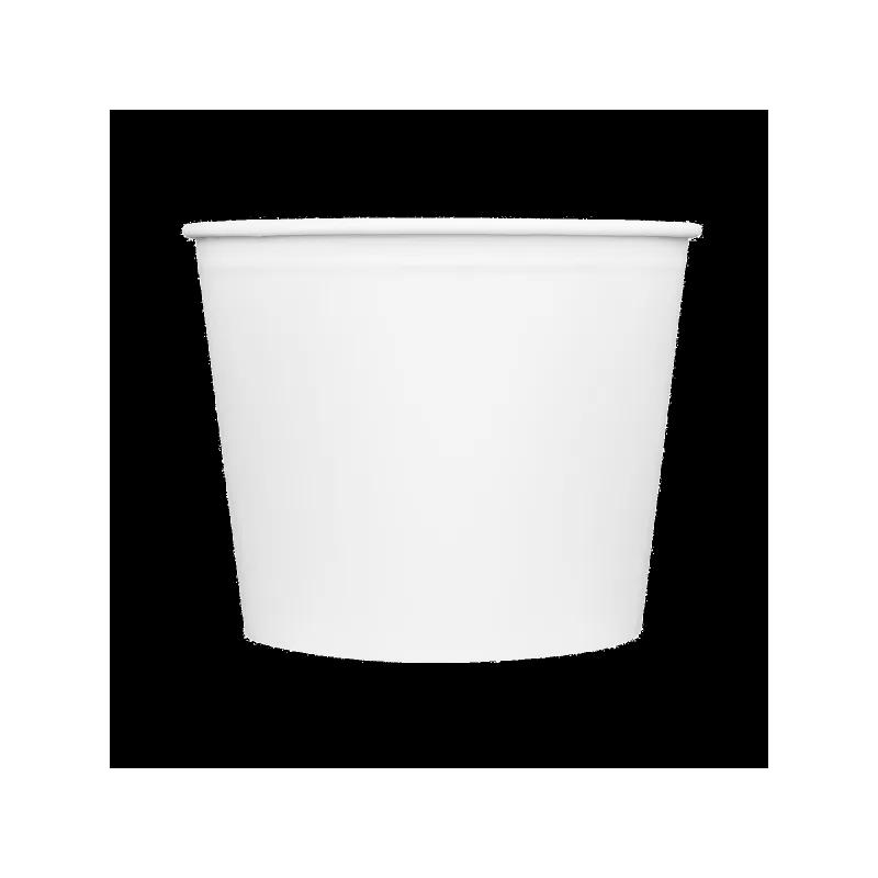 Karat® Bucket & Tub Base 85 OZ Paper White 180/Case