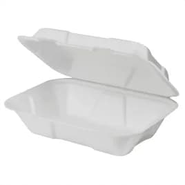 Karat® Hoagie & Sub Take-Out Container Hinged 9X6 IN Sugarcane 200/Case