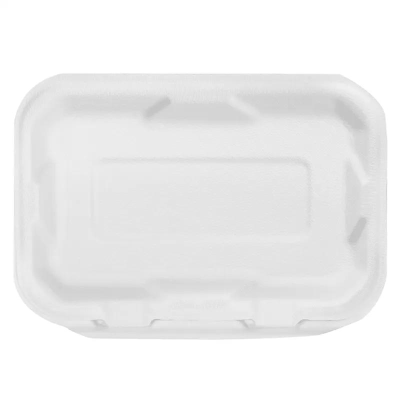 Karat® Hoagie & Sub Take-Out Container Hinged 9X6 IN Sugarcane 200/Case