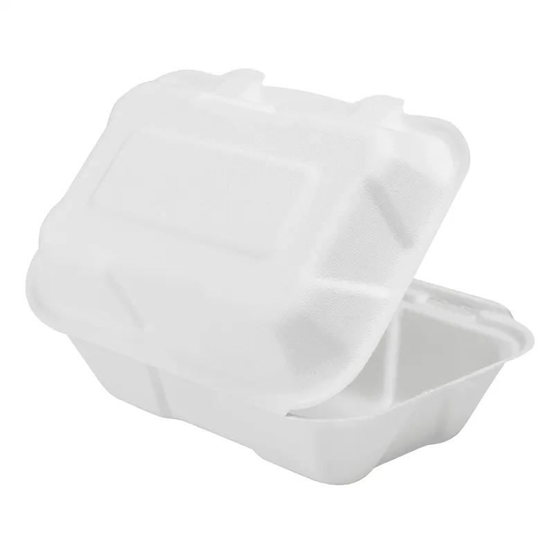 Karat® Hoagie & Sub Take-Out Container Hinged 9X6 IN Sugarcane 200/Case