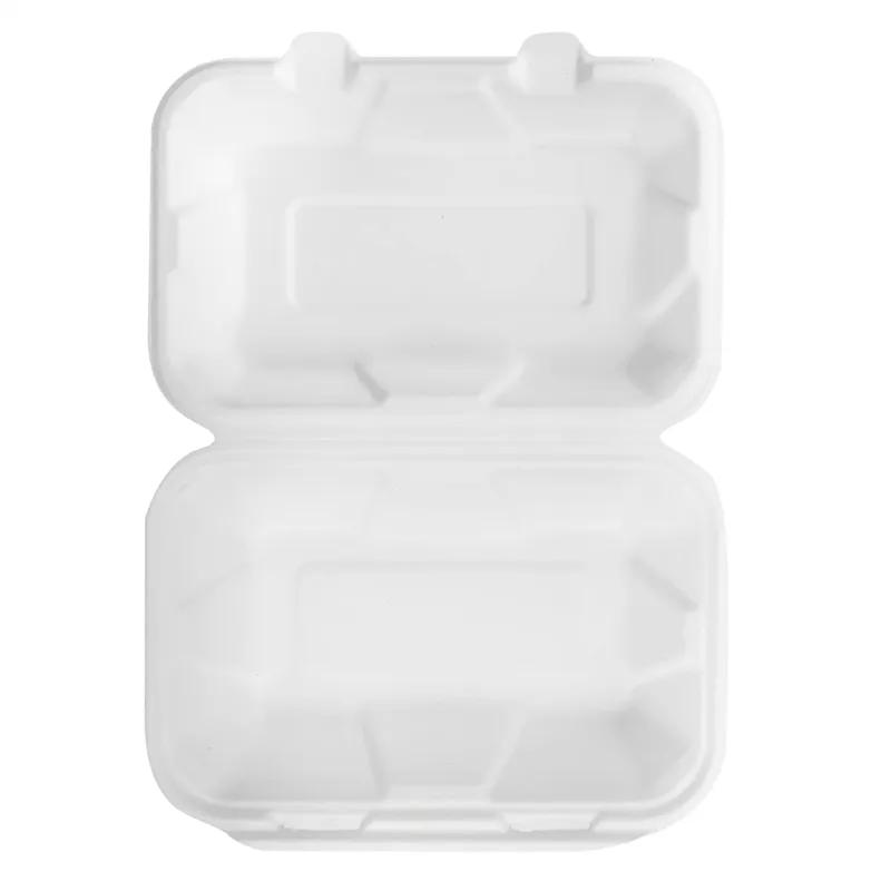 Karat® Hoagie & Sub Take-Out Container Hinged 9X6 IN Sugarcane 200/Case