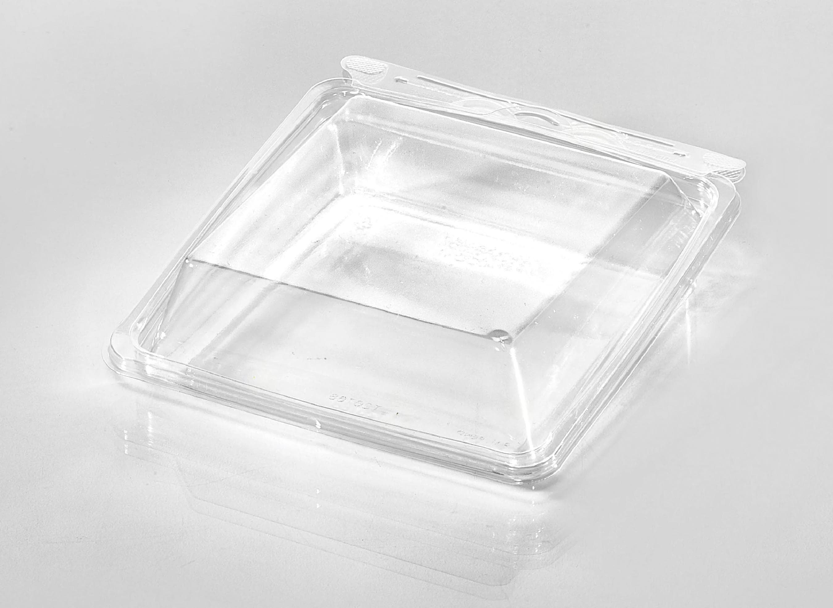 Deli Container 5.8X5.43X1.54 IN PET Clear 384/Case
