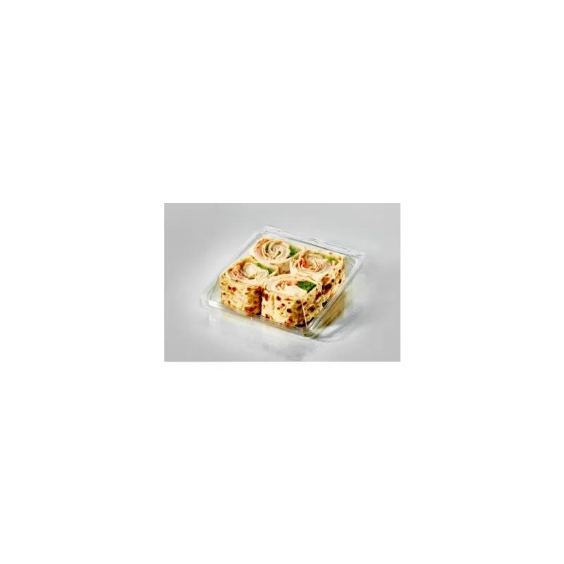 Deli Container 5.8X5.43X1.54 IN PET Clear 384/Case
