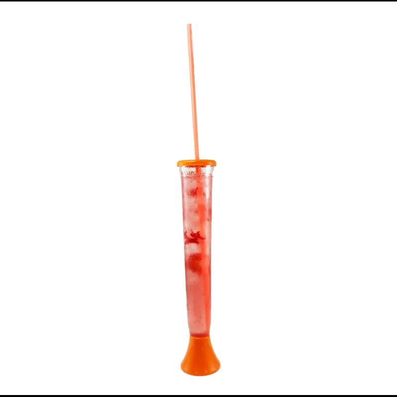 Poly King® Giant Straw 0.29X20 IN Black Unwrapped 500/Case