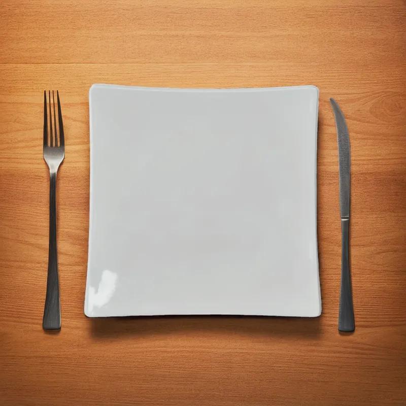 Plate 10X10 IN Melamine Square Flared 12 Count/Pack 1 Packs/Case