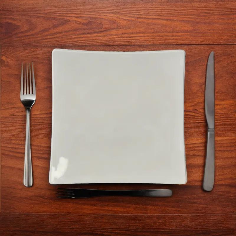 Plate 10X10 IN Melamine Square Flared 12 Count/Pack 1 Packs/Case