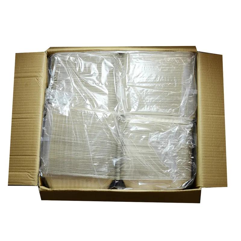 Take-Out Container Hinged 8X8X3 IN Sugarcane 100 Count/Pack 2 Packs/Case