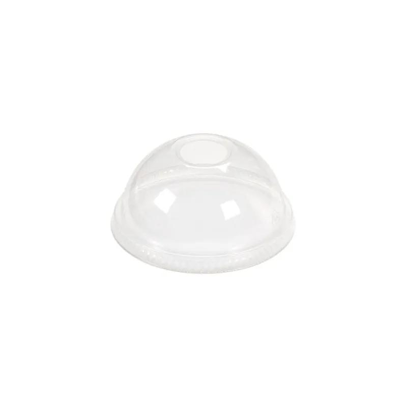 Lid Dome PET Clear For 32 OZ Bowl With Hole 500/Case