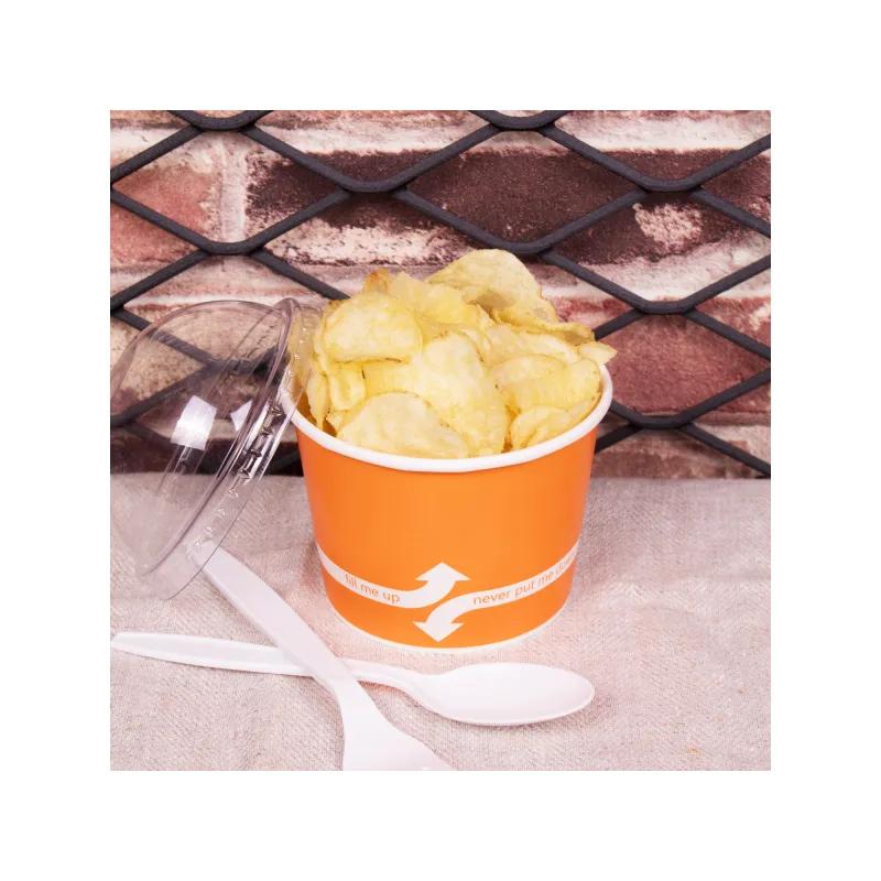 Karat® Food Container Base 12 OZ Paper Orange 1000/Case