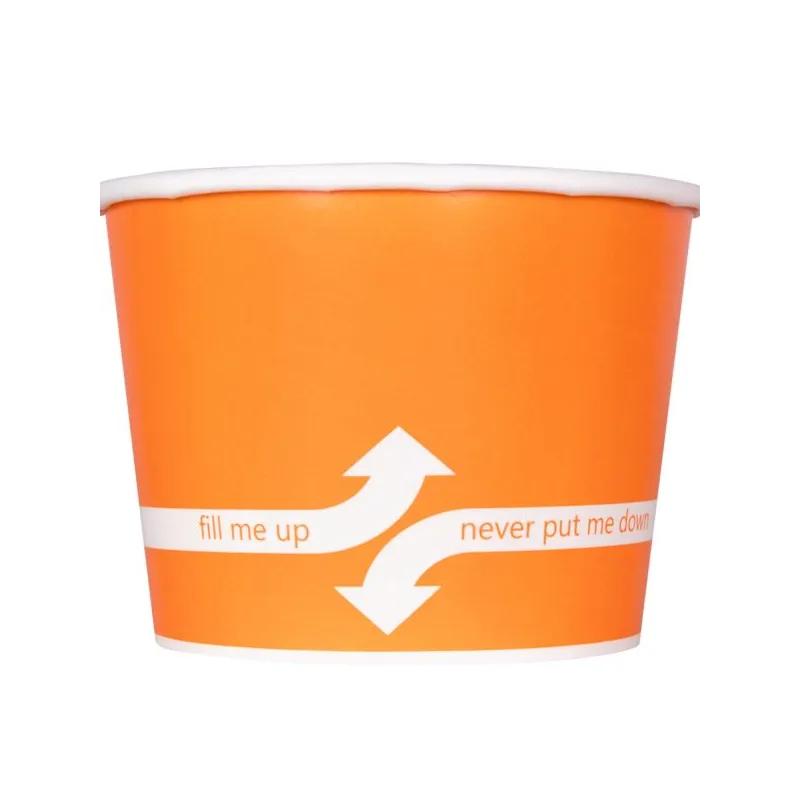 Karat® Food Container Base 12 OZ Paper Orange 1000/Case