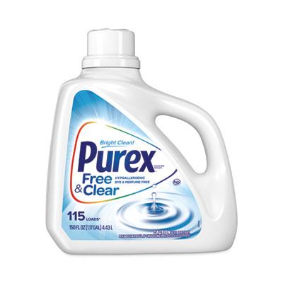 Purex® Free and Clear Unscented Laundry Detergent 1 GAL Liquid 4/Case