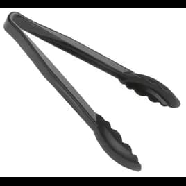 Tongs 6 IN Black 12/Case
