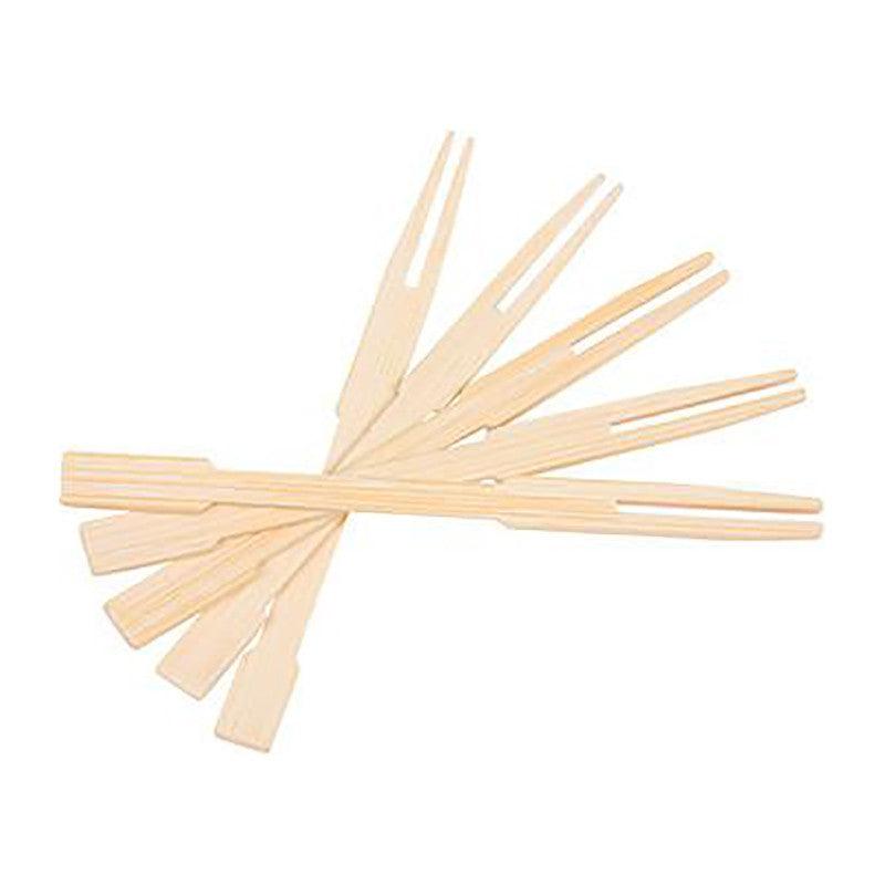KingSeal® Tasting Fork 3.5 IN Bamboo 1000/Case