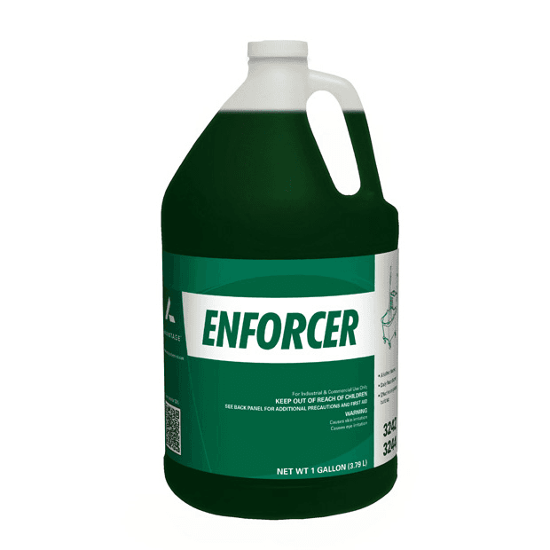 Enforcer Mop Detergent Floor Cleaner 1 GAL Liquid 2-Step Heavy 4/Case