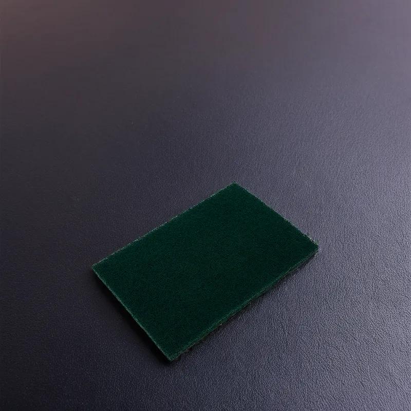 General Purpose Scouring Pad 6X9 IN Non-Woven Polyester Fiber Green Rectangle 10 Count/Pack 6 Packs/Case