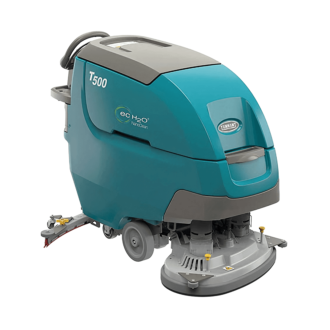 Floor Scrubber 28IN 225Ah Walk Behind On-Board Charger Pad 28 IN Disk Pad Driver ec-H2O NanoClean® 1/Each