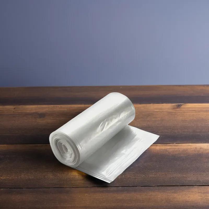 Victoria Bay Can Liner 40X48 IN 40-45 GAL Clear HDPE 16MIC Roll 250/Case