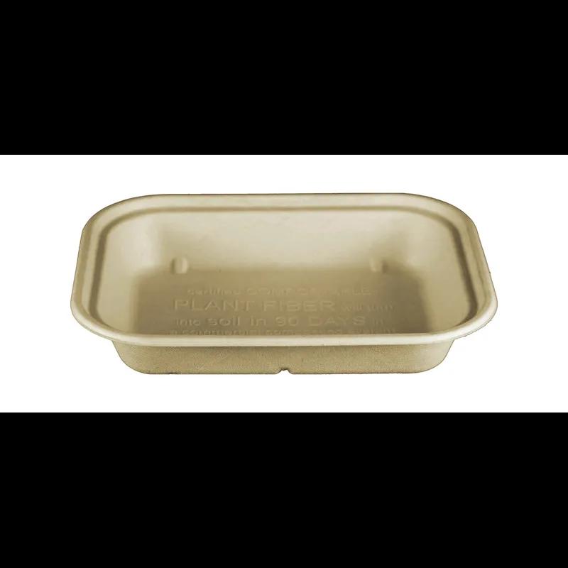 Take-Out Tray 10X7.5X1.5 IN Fiber PLA 400/Case