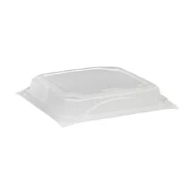 The BOTTLEBOX ® Lid 9X9X1.55 IN PP Clear Square For Container Vented 220/Case