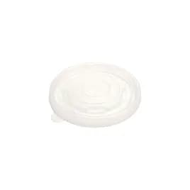 Lid Flat PP White For Cup Straw Slot 1000/Case