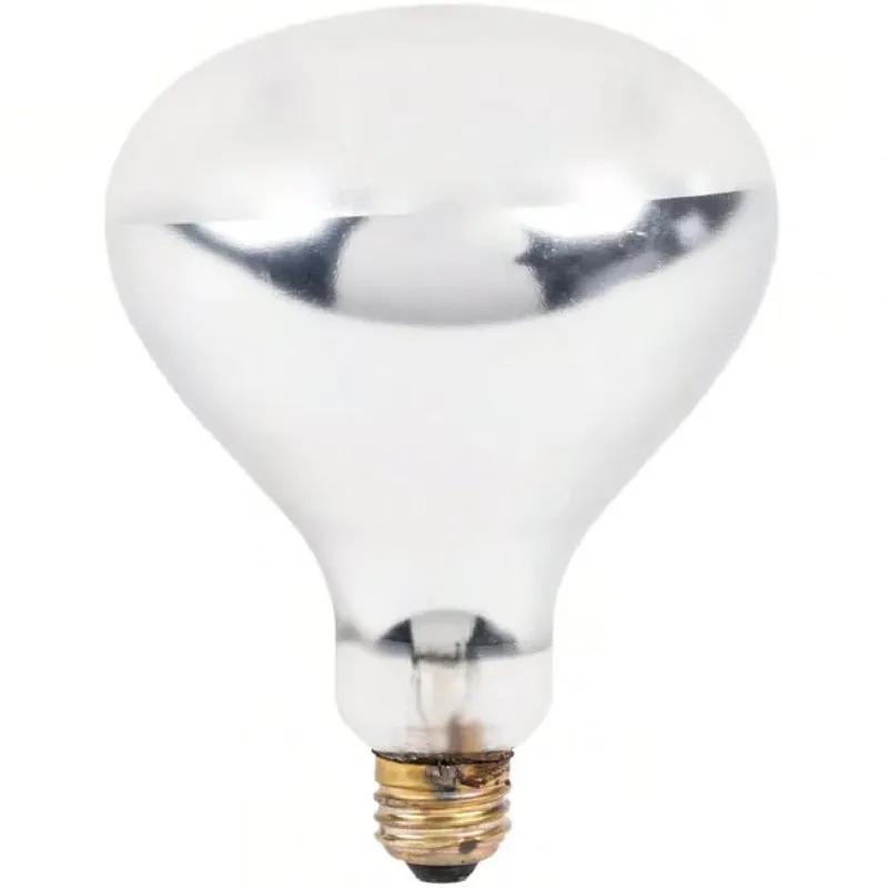 Heat Lamp Clear Shatter Resistant 250 Watt With Cover Shield 12/Case