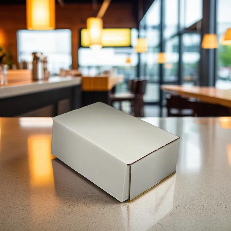 Take-Out Box Tuck-Top 8X5X3 IN White 15/Bundle