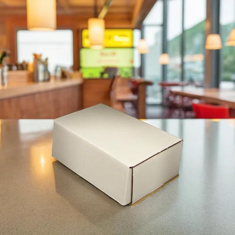 Take-Out Box Tuck-Top 8X5X3 IN White 15/Bundle