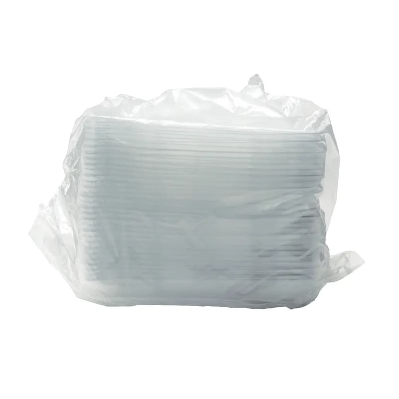 Flairware Lid Dome 9X13 IN PET Clear Rectangle For Container 48/Case