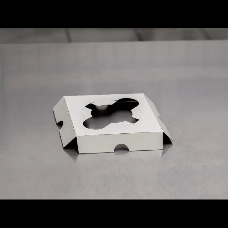 Cupcake Container Insert Clay-Coated Kraft Board White 200/Case