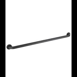 Grab Bar 24 IN Black Stainless Steel Straight Matte Finish 1/Each