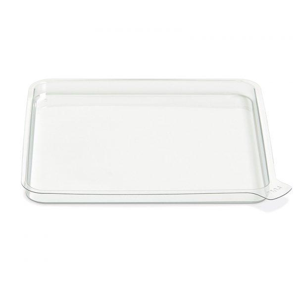 Fresh 'n Clear® GoCube® Lid 5.7X5.7X0.37 IN PET Clear Square For Container Unhinged 300/Case