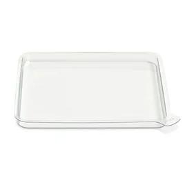 Lid 5.7X5.7X0.37 IN Plastic Clear Square For Container Unhinged 300/Case