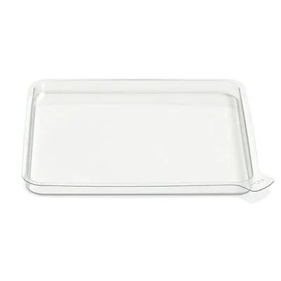 Lid 5.7X5.7X0.37 IN Plastic Clear Square For Container Unhinged 300/Case