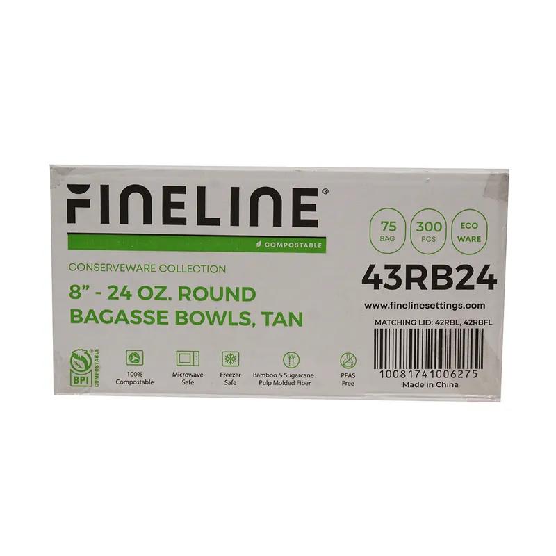 Bowl 24 OZ Fiber Round 300/Case