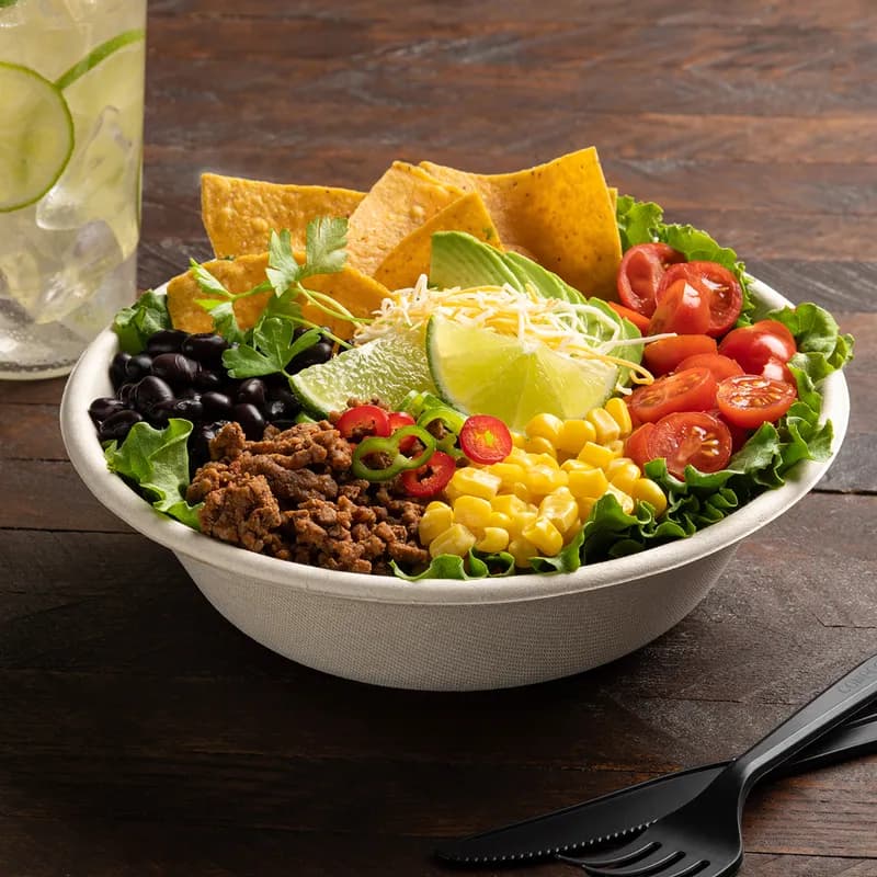 Conserveware Bowl 32 OZ Sugarcane 75 Count/Pack 4 Packs/Case 300 Count/Case