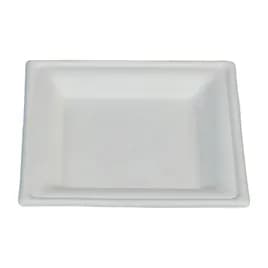 Victoria Bay Plate 6X6 IN Sugarcane White Square 500/Case