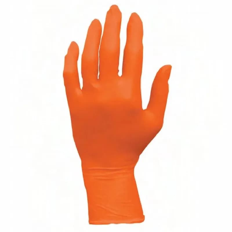 ProWorks® Examination Gloves XL Orange 5MIL Micro Texture Nitrile Powder-Free 100 Count/Box 10 Box/Case