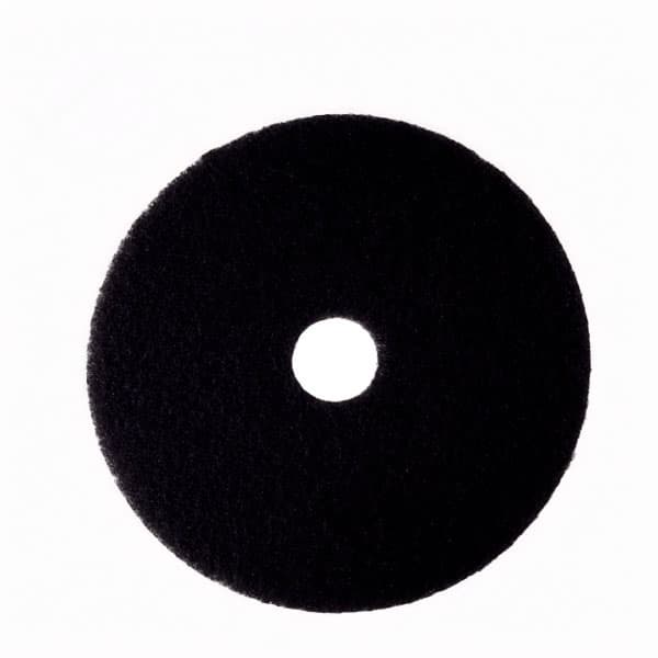 3M™ 7200 Stripping Pad 21X0.75 IN Black Non-Woven Polyester Fiber Nylon Fiber 175-600 RPM Thick Line Center Hole 5/Case