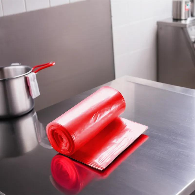 Victoria Bay Can Liner Biohazard Bag 24X23 IN 7-10 GAL Red LLDPE 1.3MIL Roll 500/Case