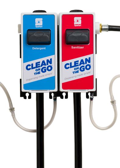 Clean on the Go 3-Sink System Chemical Dilution & Dispensing System 1/Each