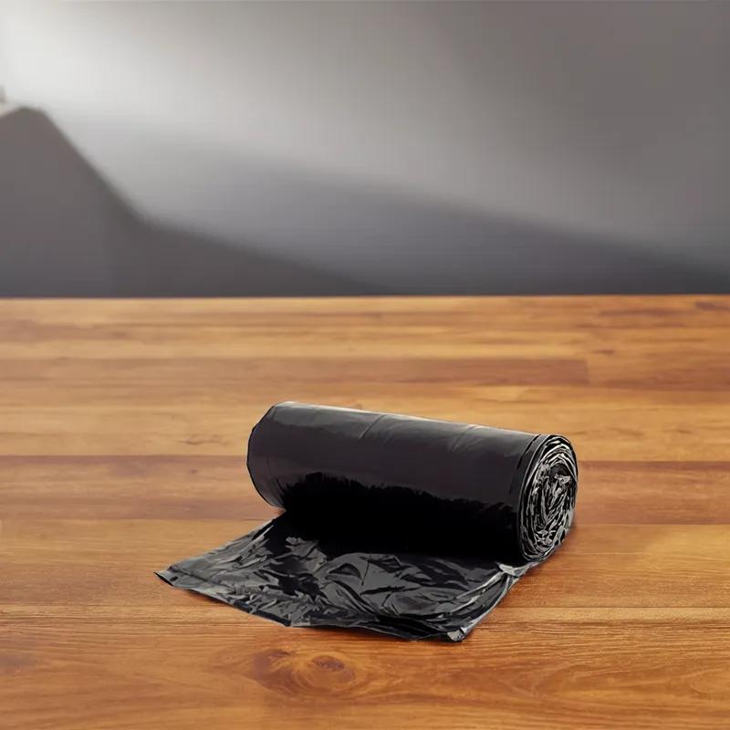 Victoria Bay Can Liner 33X39 IN 33 GAL Black LLDPE 2MIL Roll 100/Case