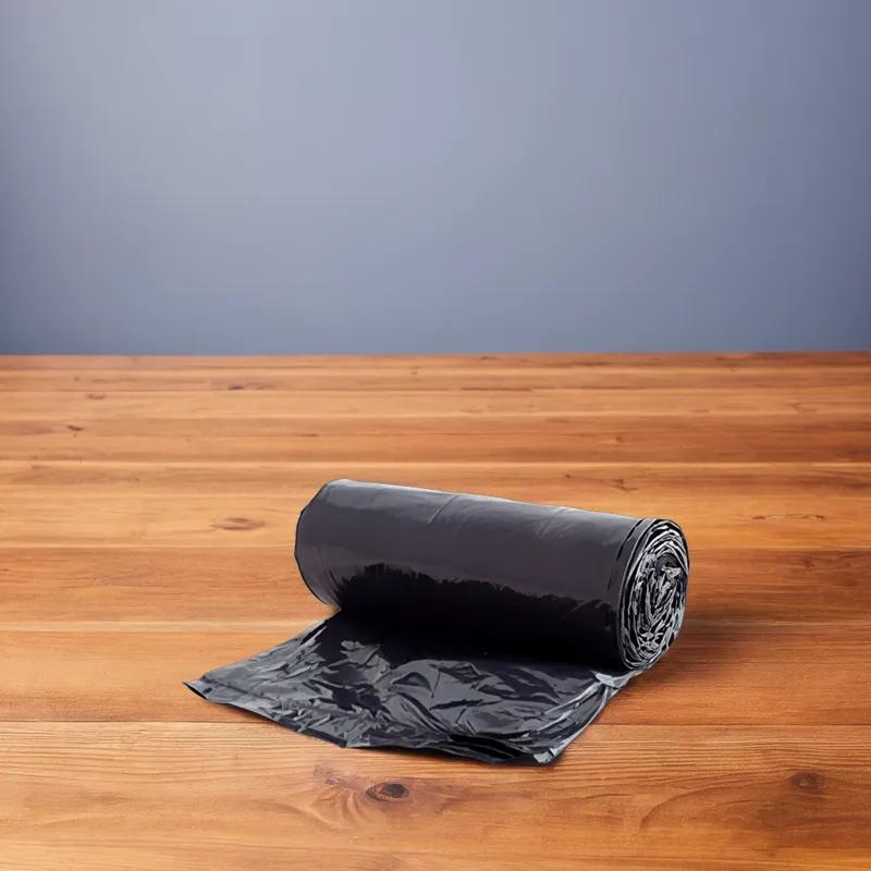 Victoria Bay Can Liner 33X39 IN 33 GAL Black LLDPE 2MIL Roll 100/Case
